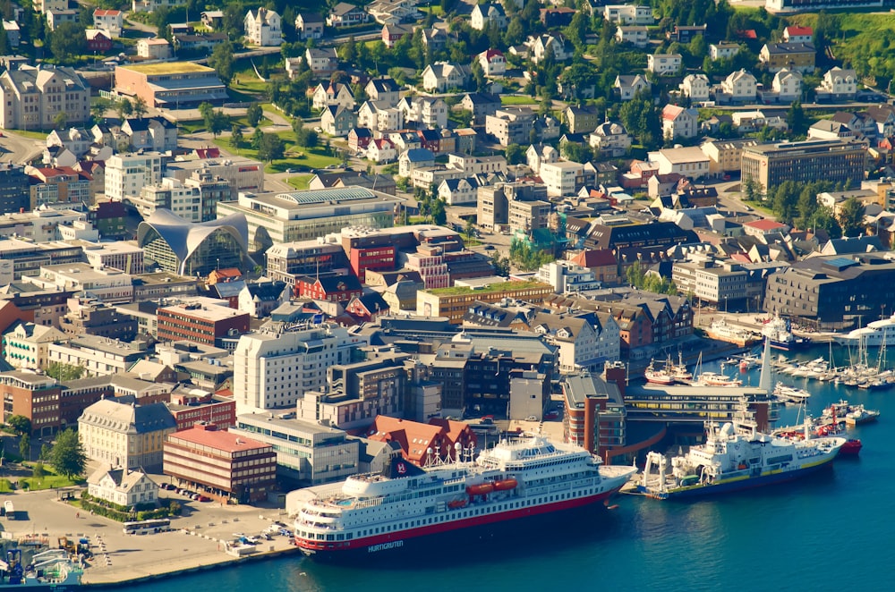 aerial view of city buildings during daytime