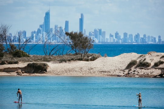 city skyline across blue sea during daytime in Currumbin Creek Australia