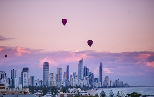 photo of Surfers Paradise QLD Hot air ballooning near Fingal Head NSW