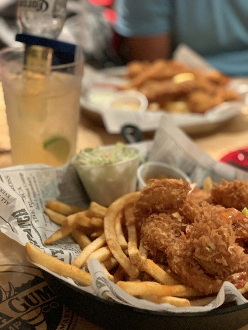 fried chicken on white ceramic plate