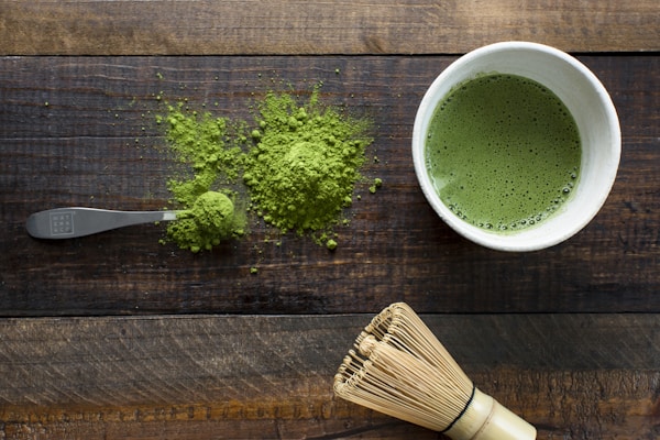 Japanese tea ceremony with matcha
