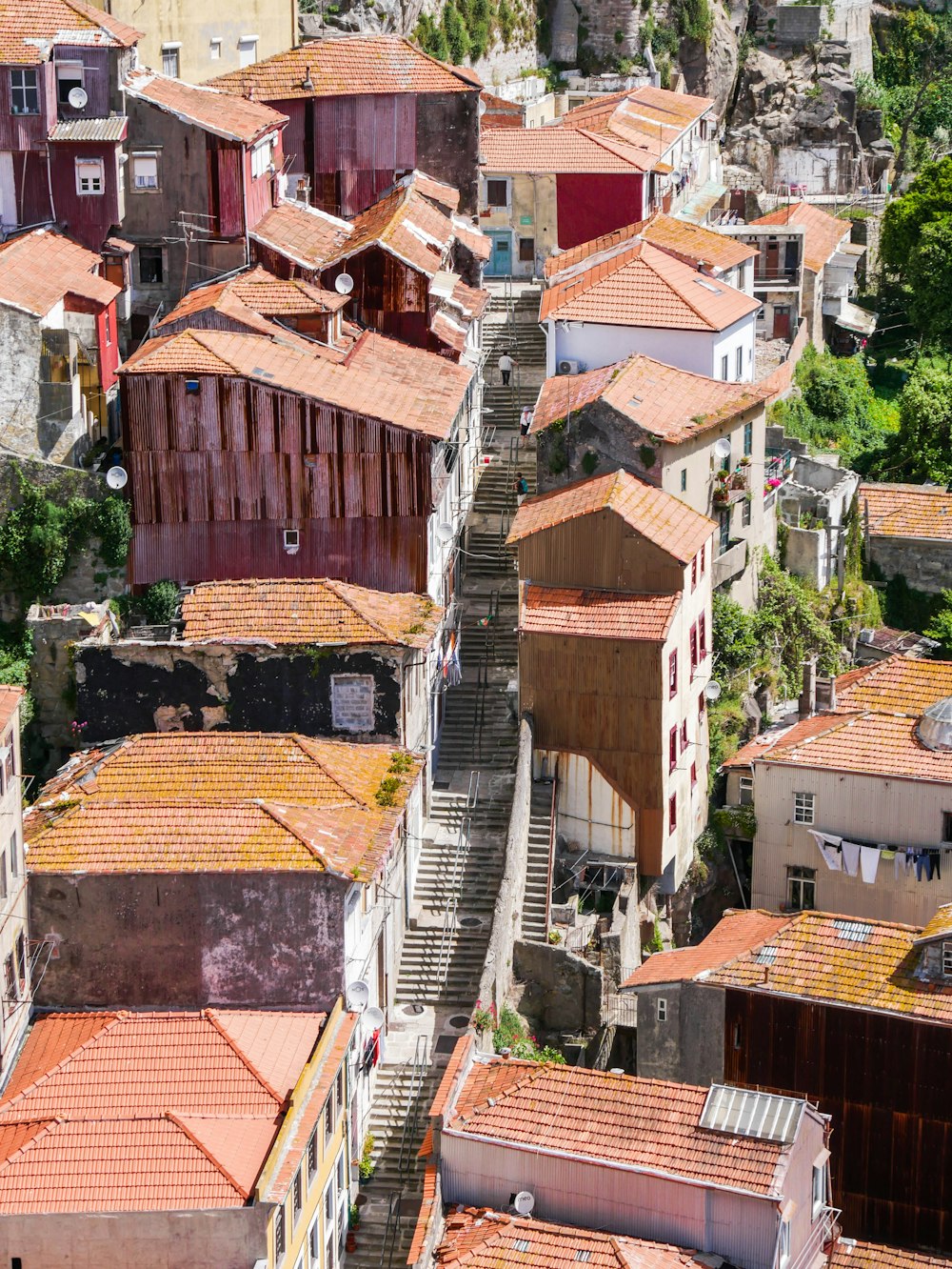 brown and white concrete houses during daytime