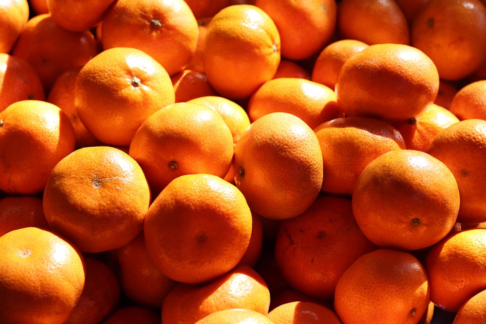 Foto de cerca de frutas naranjas