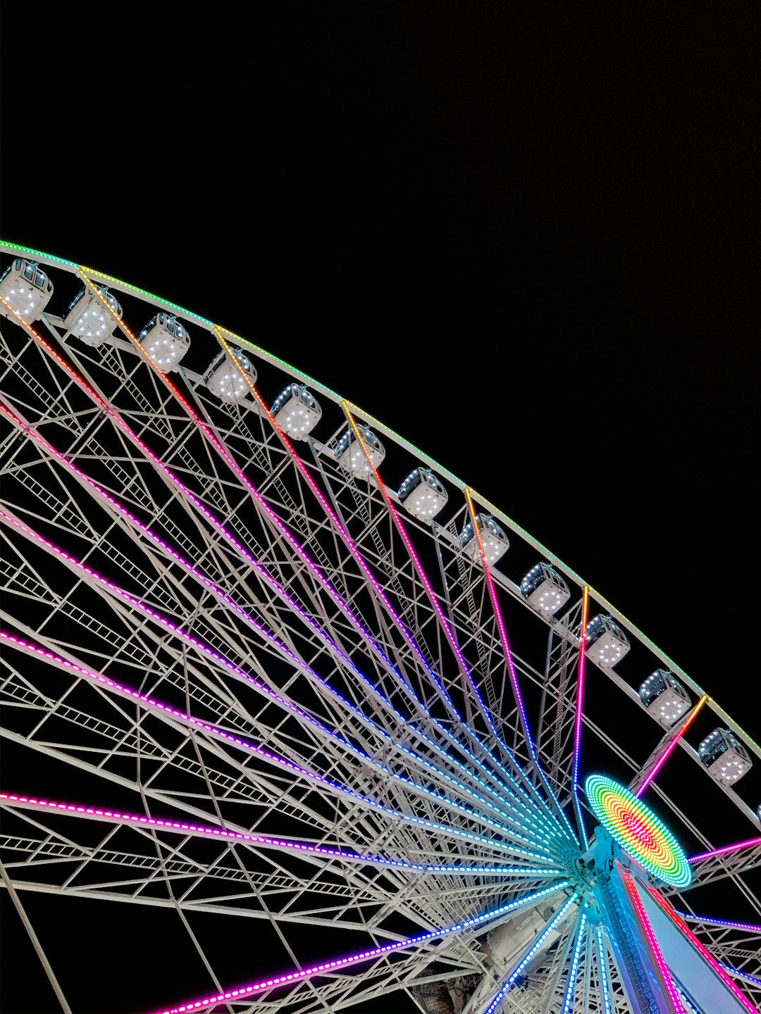 Ferris wheel photo spot Hyde Park Winter Wonderland London Eye Waterloo Pier