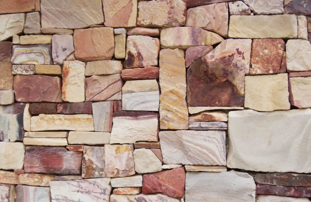 Brick and stone wall