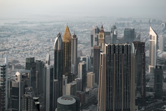 high rise buildings during daytime