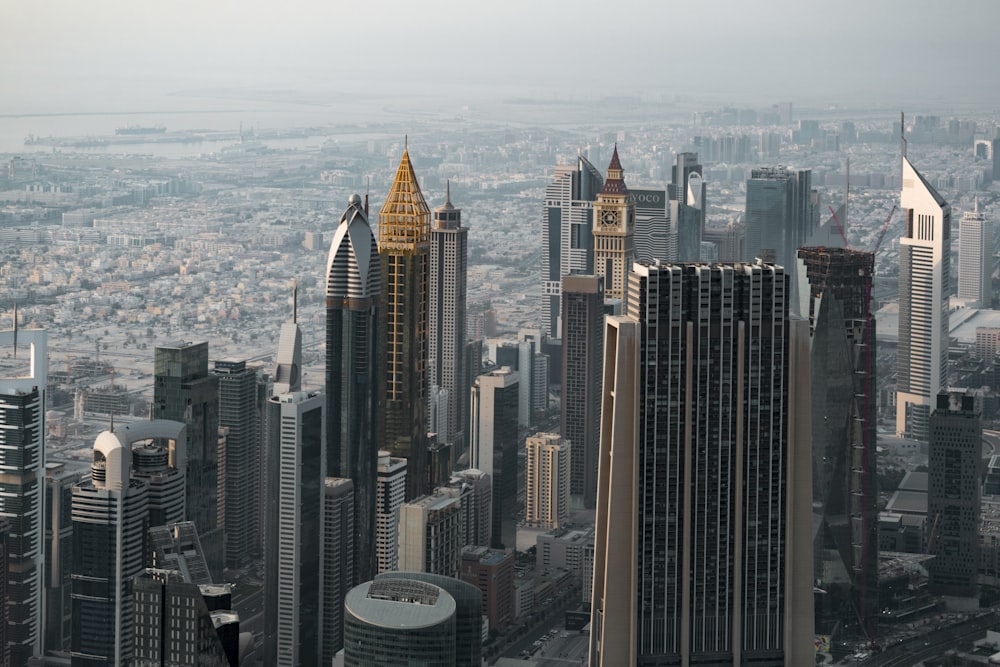 high rise buildings during daytime