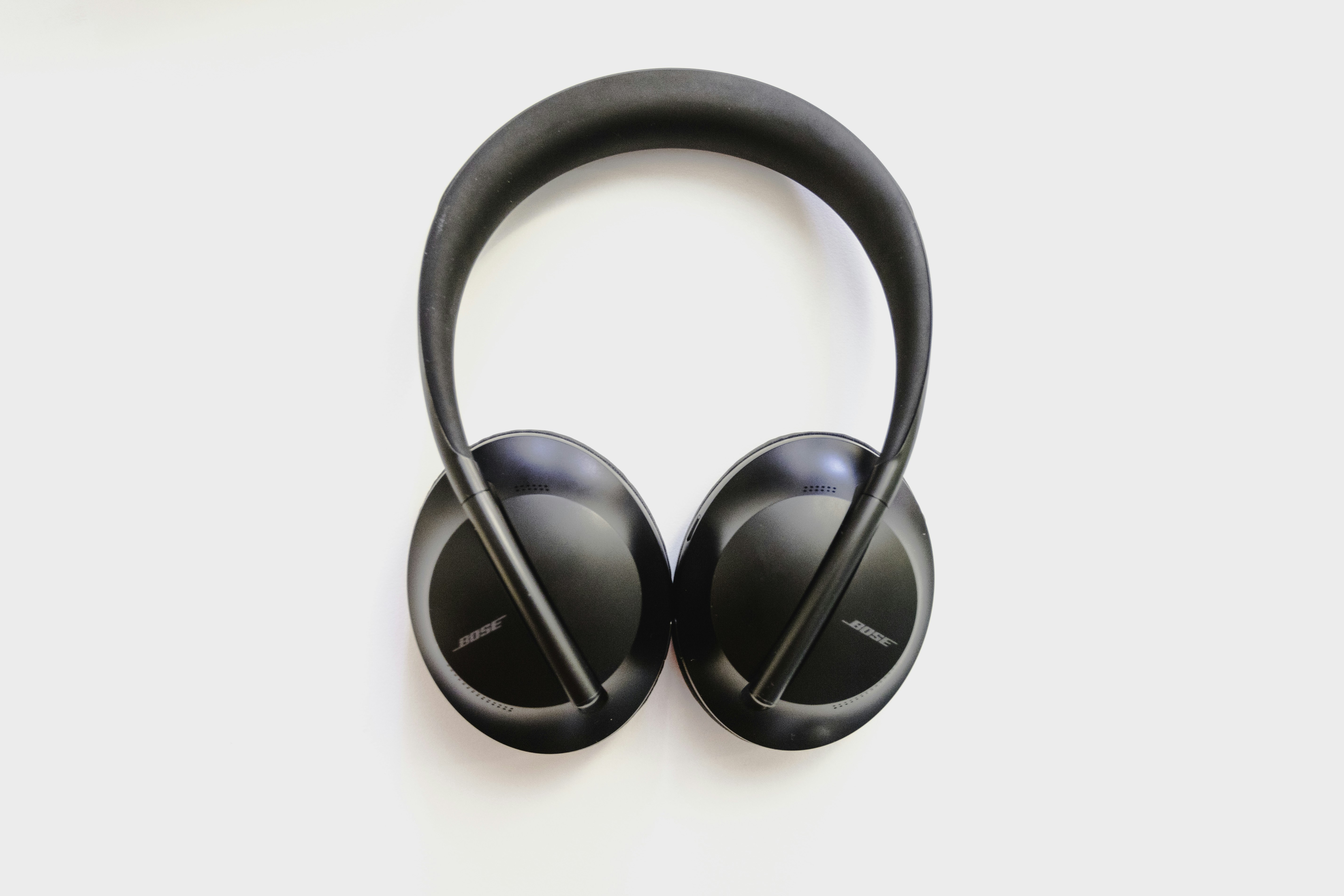 Bose headphones white background bright studio