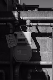 white water heater mounted on wall