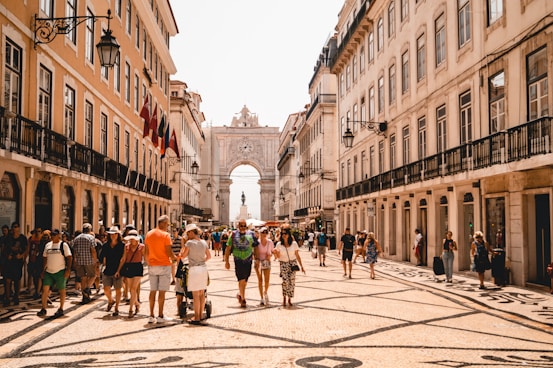 people walking on street near building during daytime