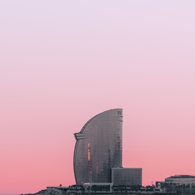 gray concrete building under gray sky