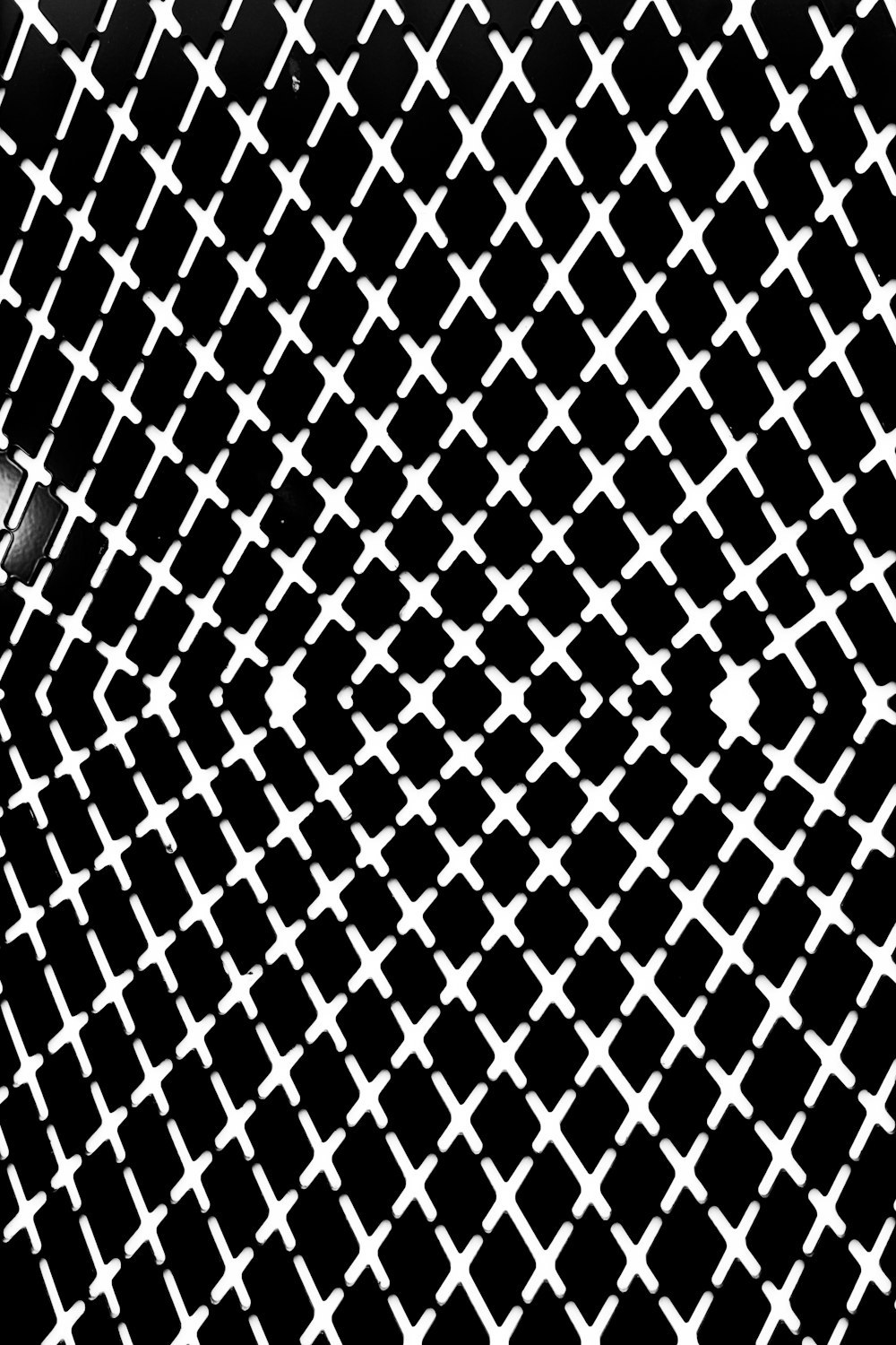 black and white checkered illustration
