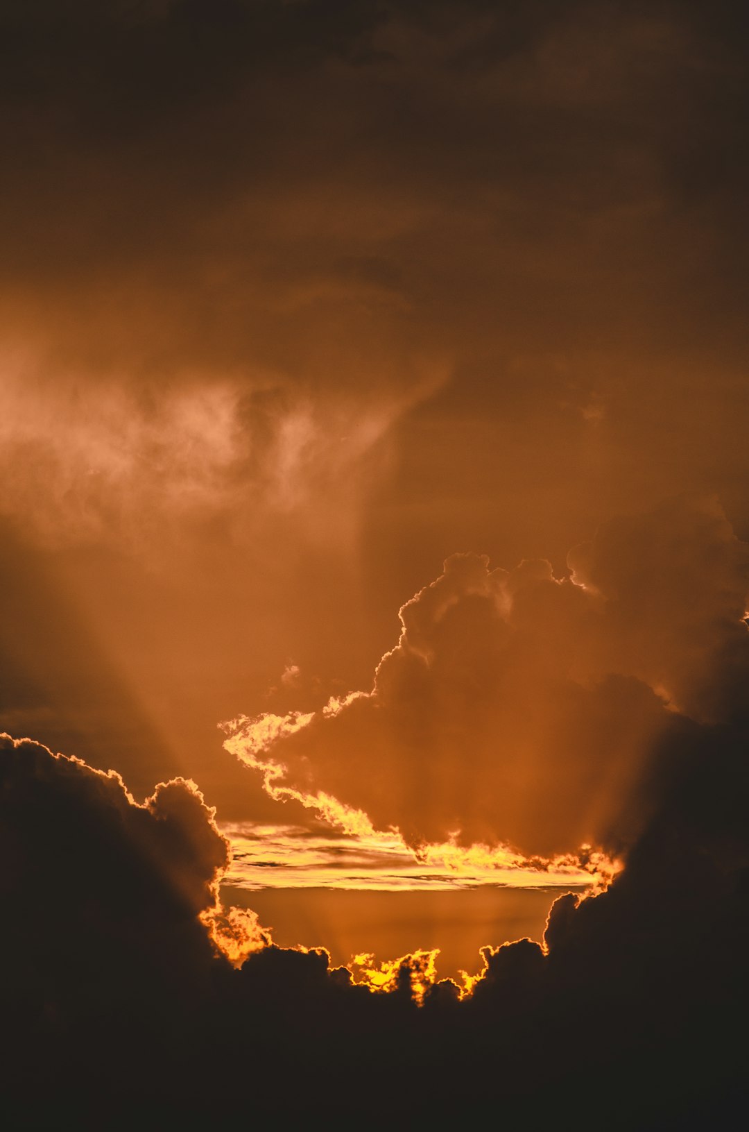 clouds and sky during sunset