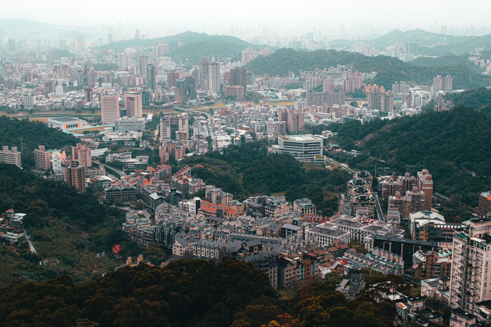 aerial view of city during daytime