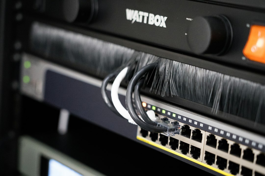rackmount firewall closeup