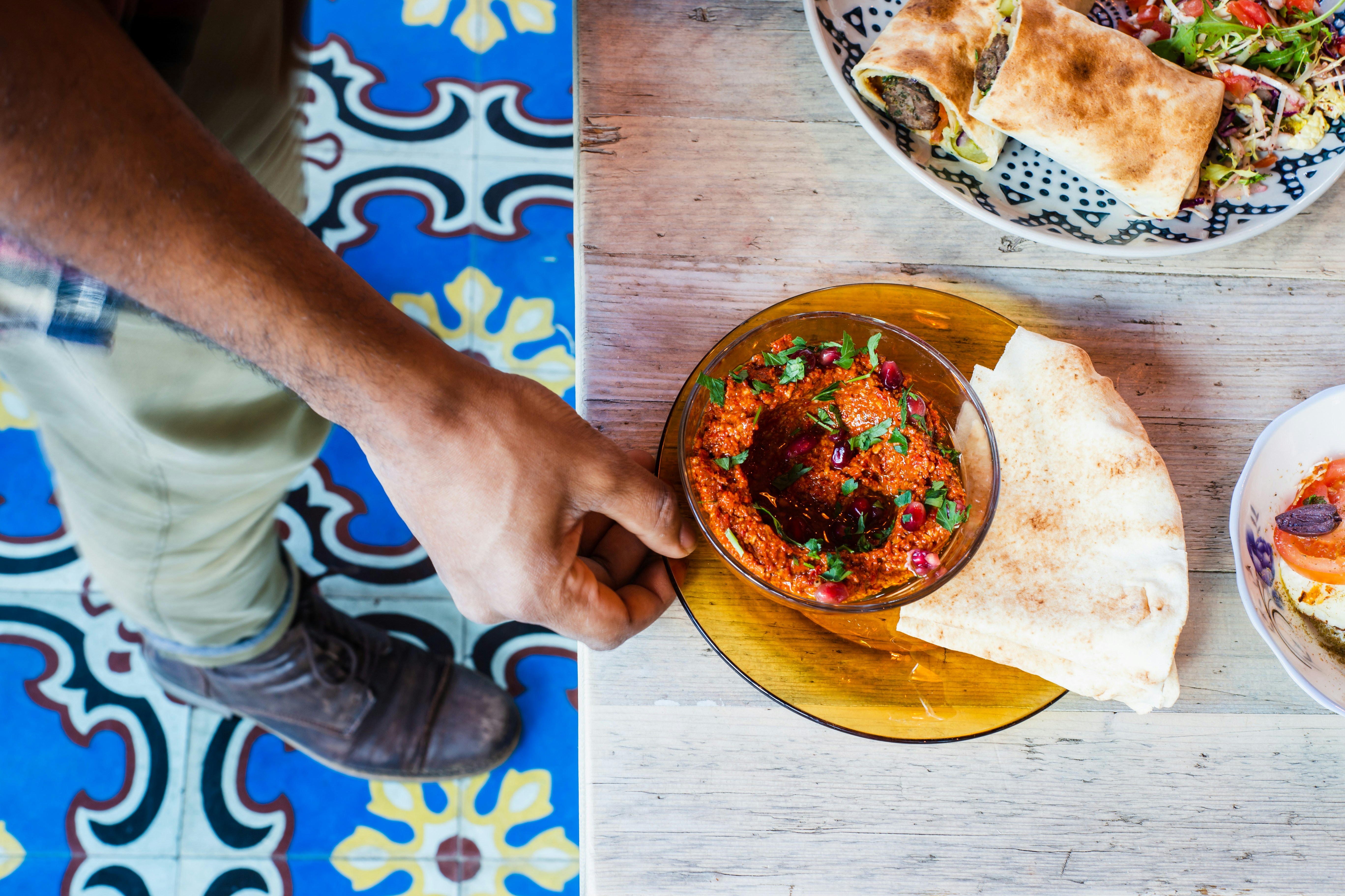 Muhammara (محمرة) — Roasted Red Pepper and Walnut Dip
