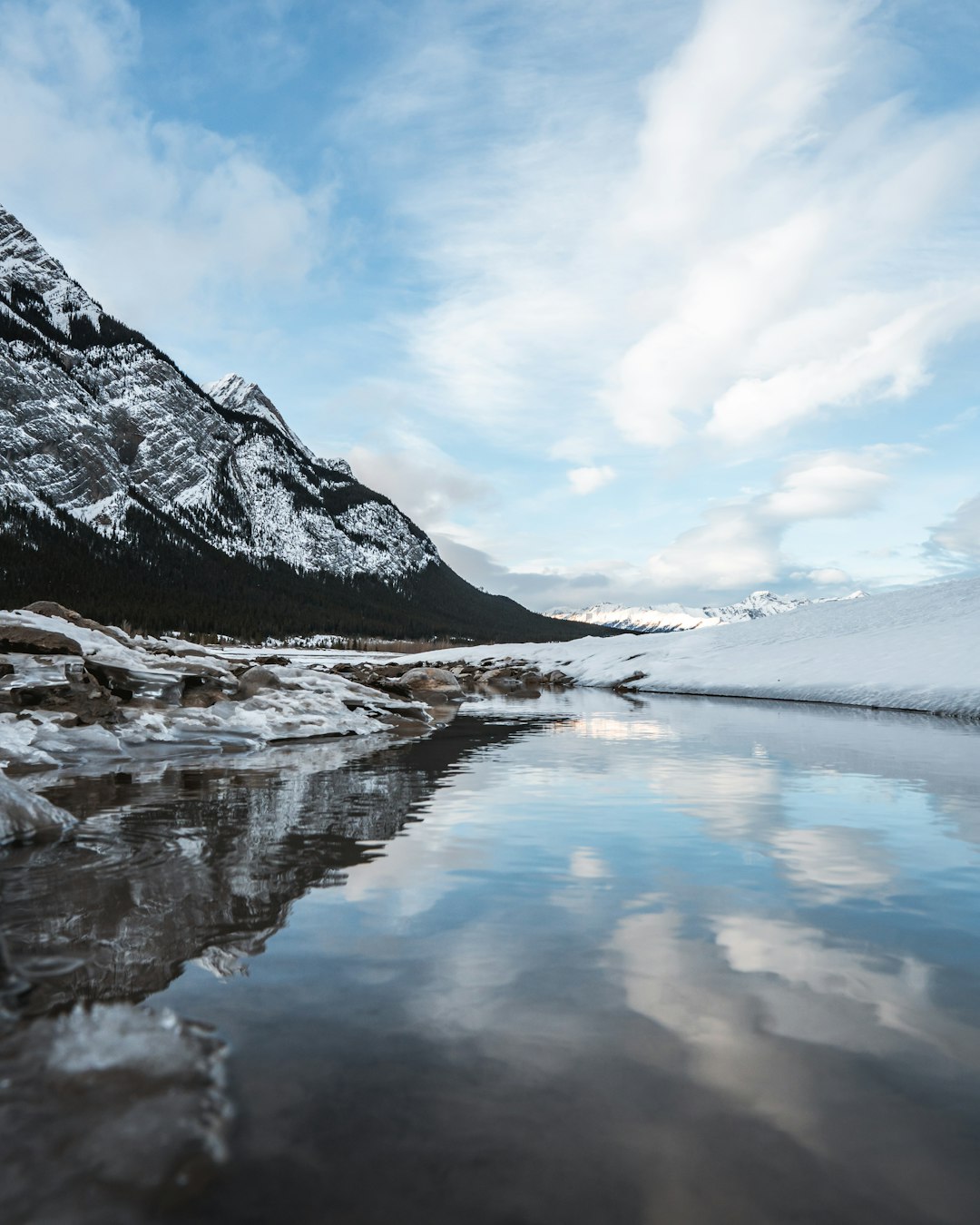 Glacial landform photo spot Abraham Lake Mount Chephren