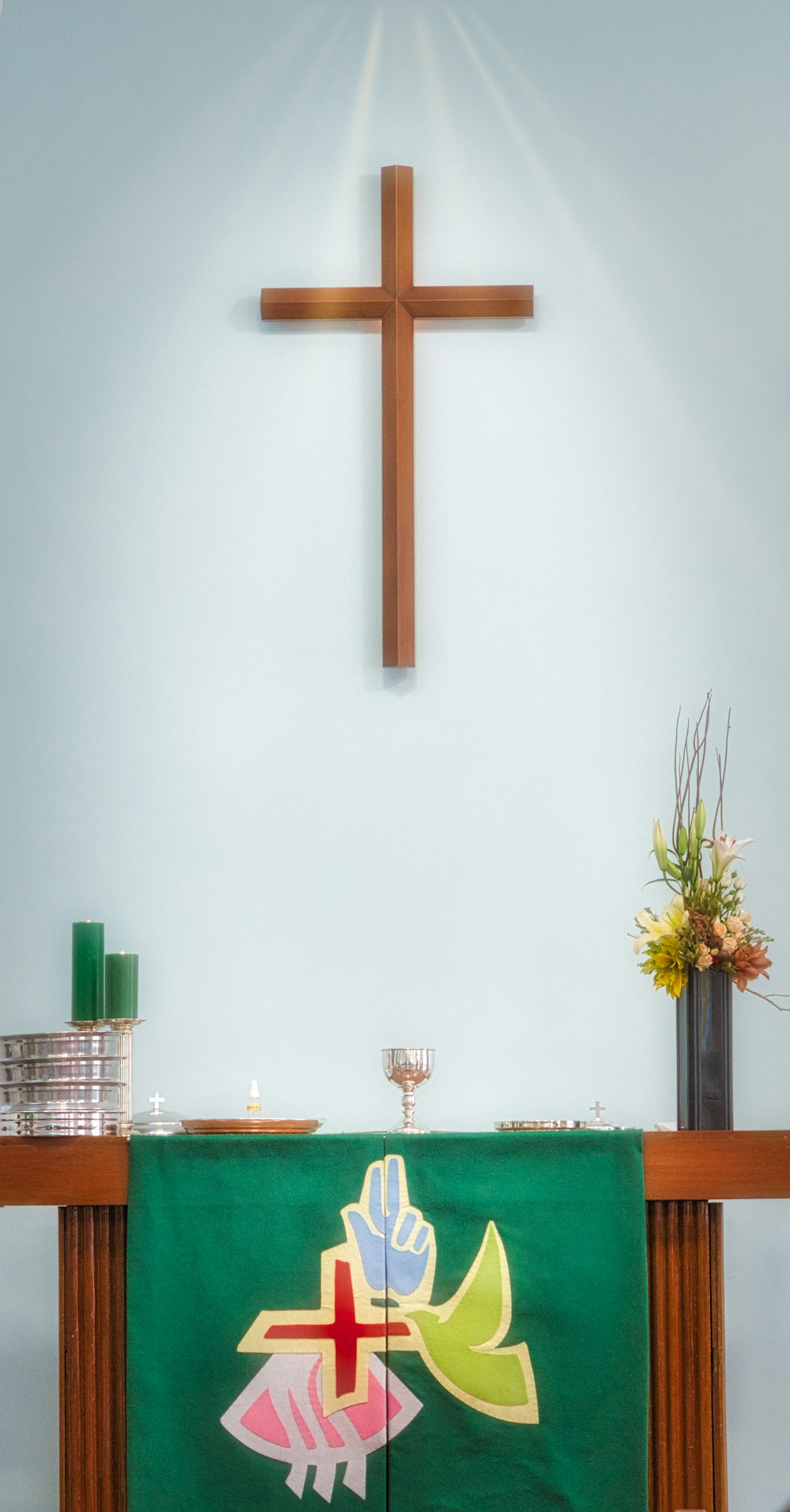 clear glass jars on table