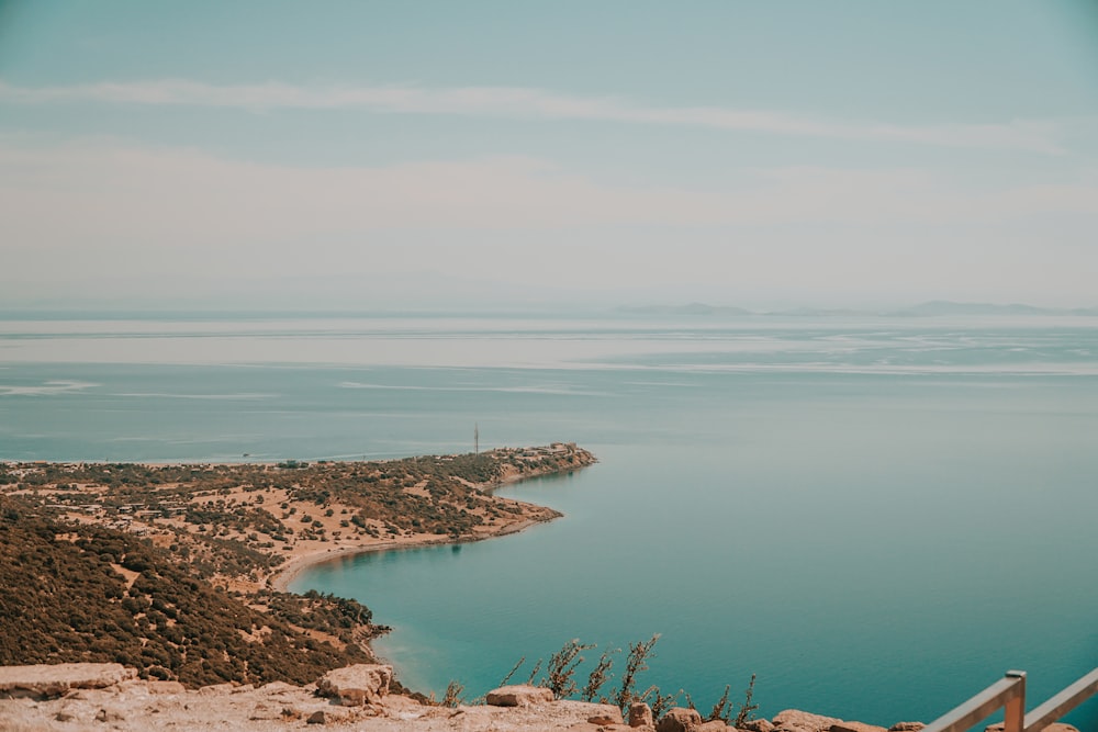 aerial view of body of water during daytime