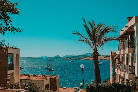 body of water near mountain during daytime