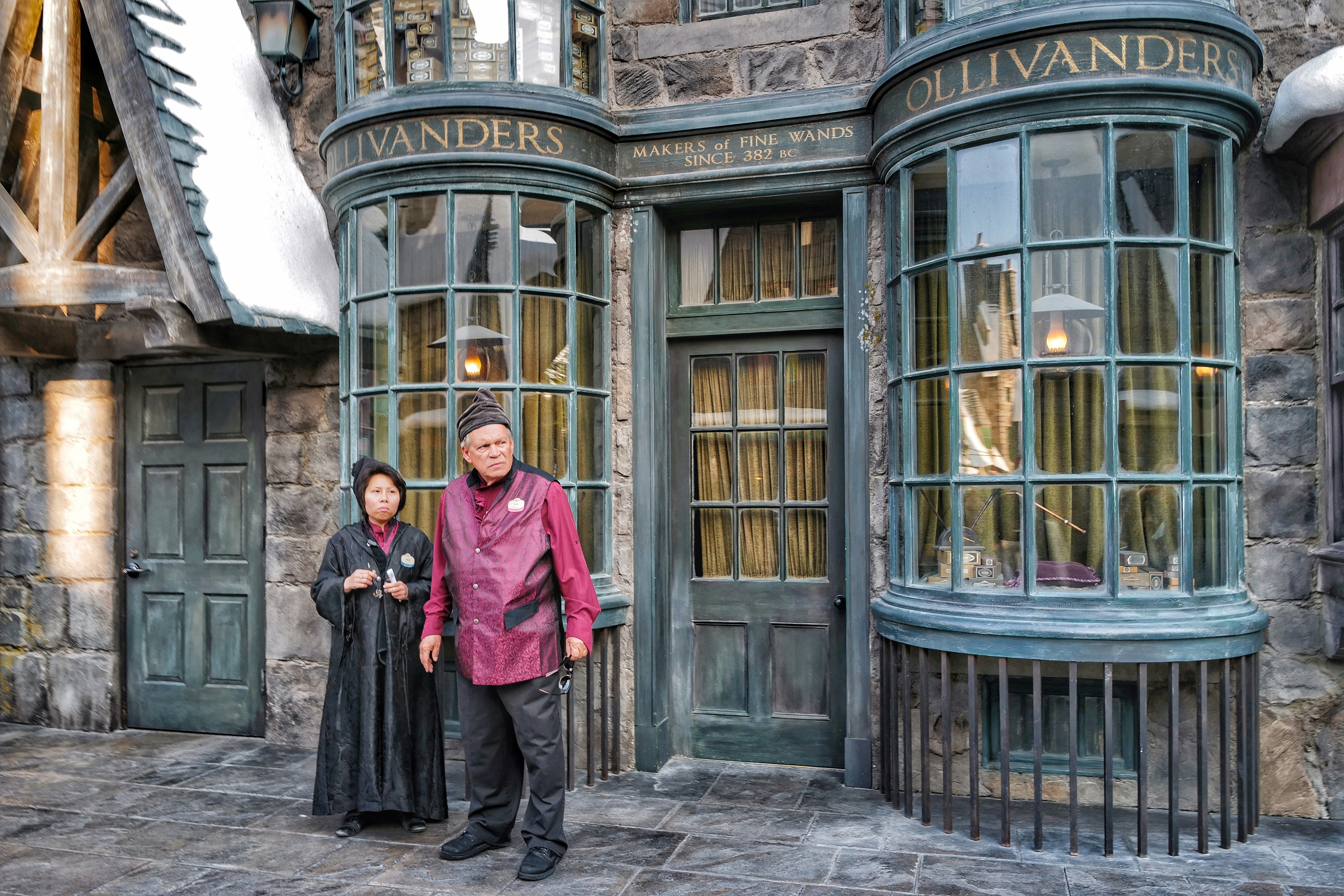 Escenario mágico inspirado en el universo de Harry Potter