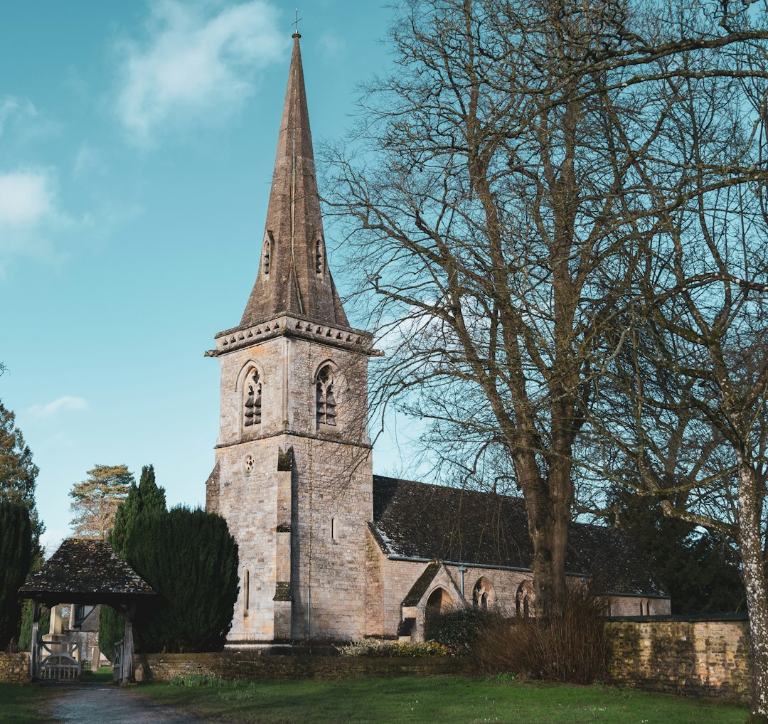 Church with a Spiral, Lower Slaughter, Cotswolds