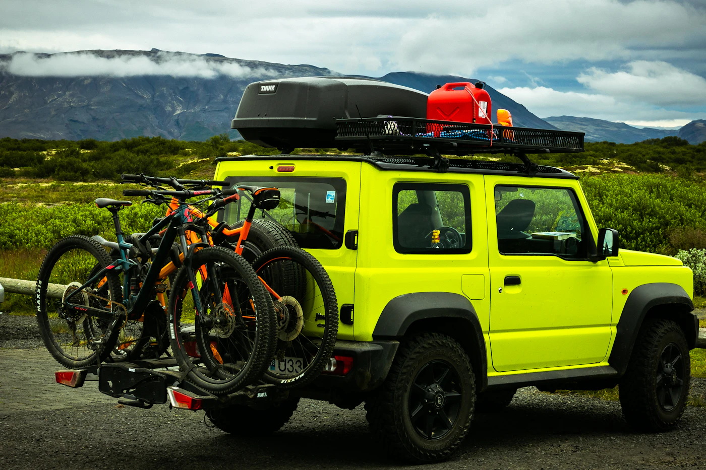 Thule towbar bike rack for 3 bikes