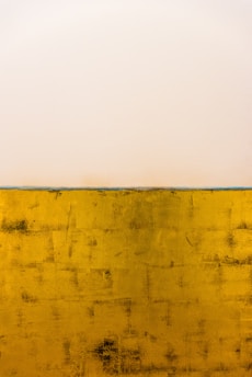 yellow and white painted wall