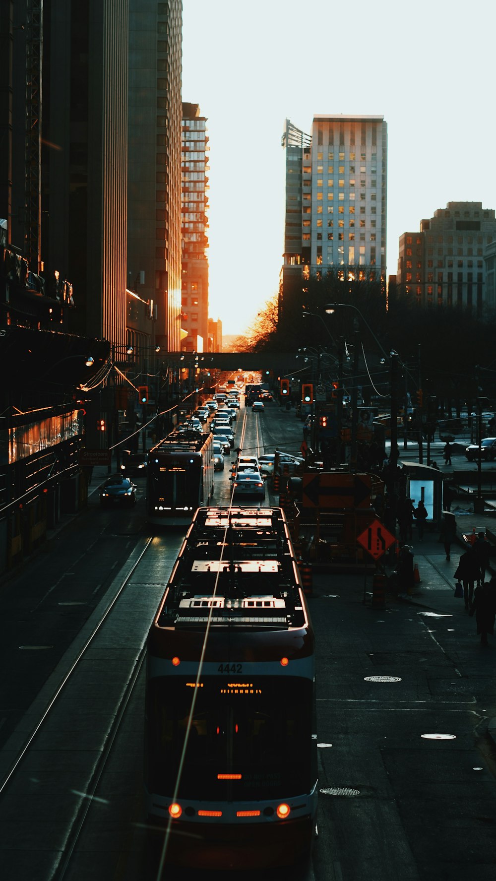 black and white bus on road during daytime