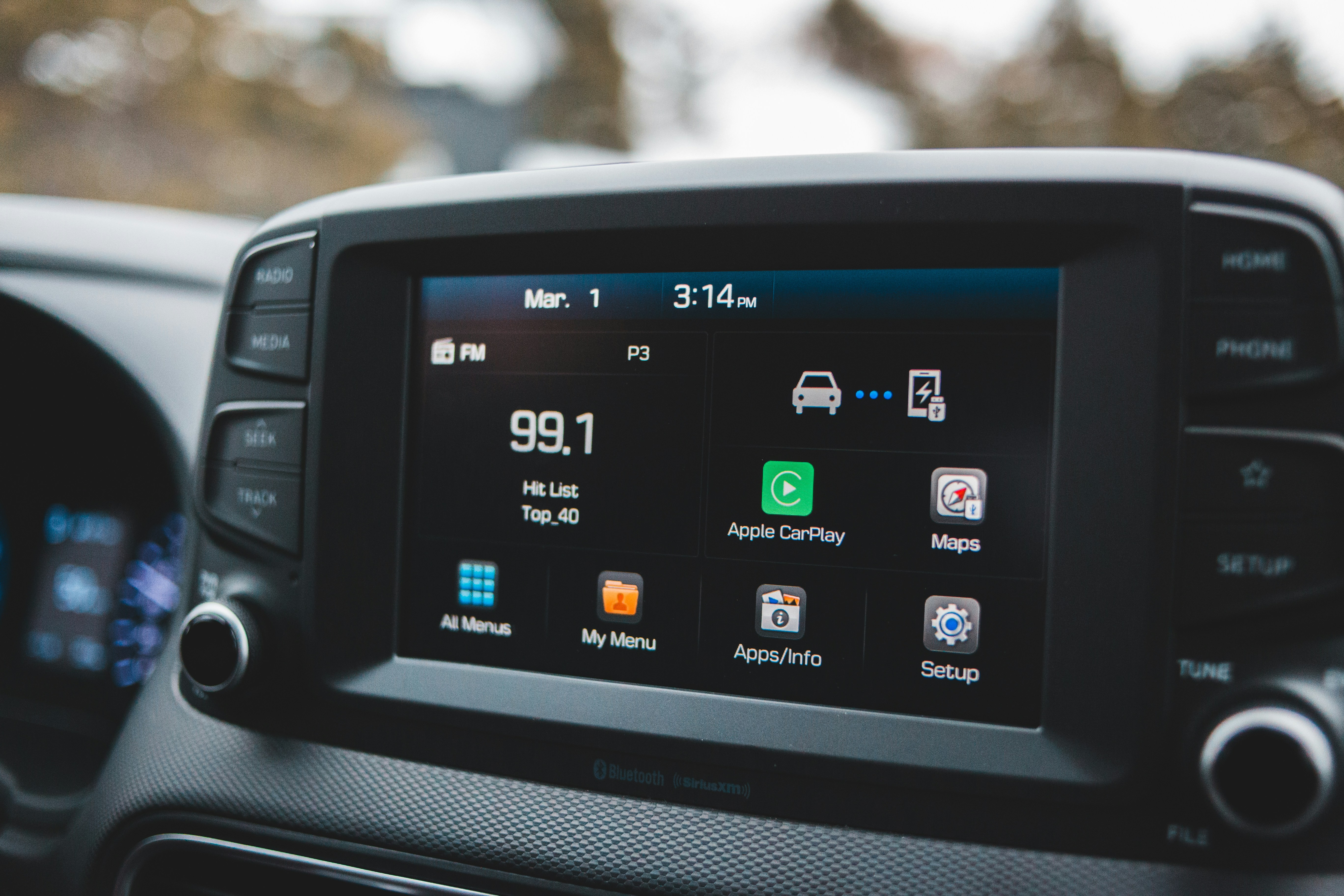 Electric vehicle dashboard showing remaining battery range and state of charge