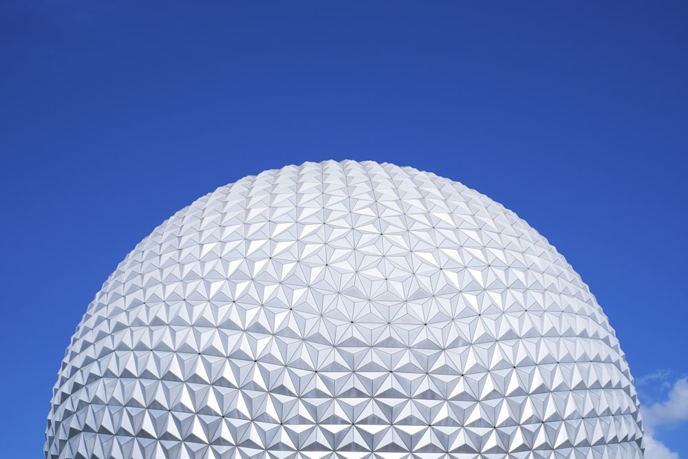 white round ball under blue sky during daytime