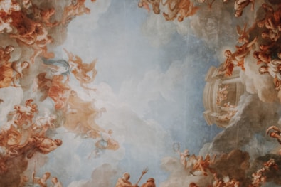 people in the street painting