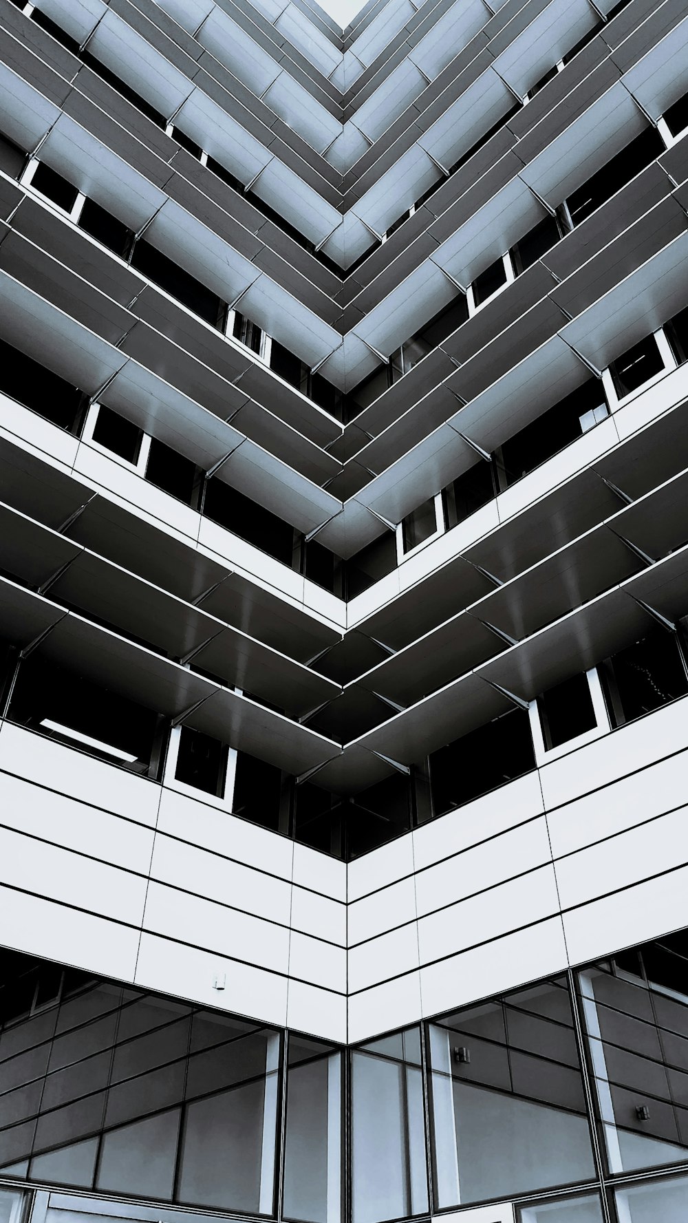 white and black concrete building