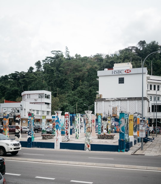 cars parked on side of the road during daytime in Kota Kinabalu Malaysia