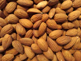 brown and yellow almond nuts