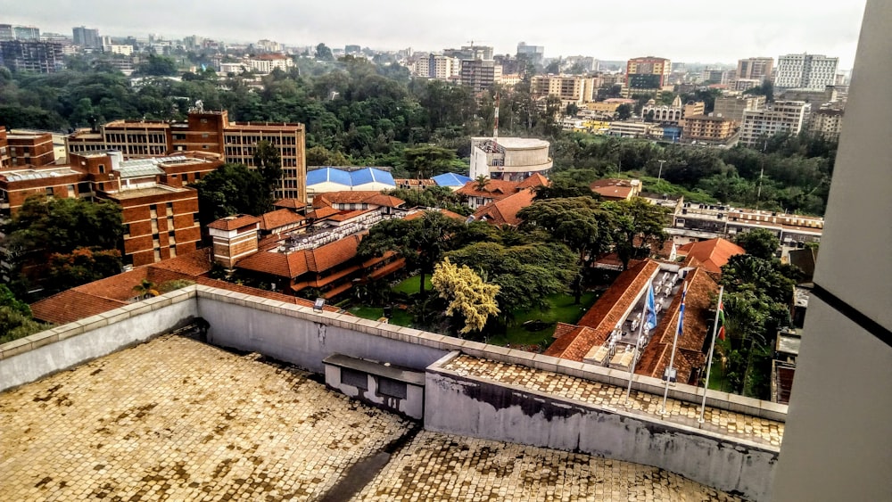 aerial view of city buildings during daytime