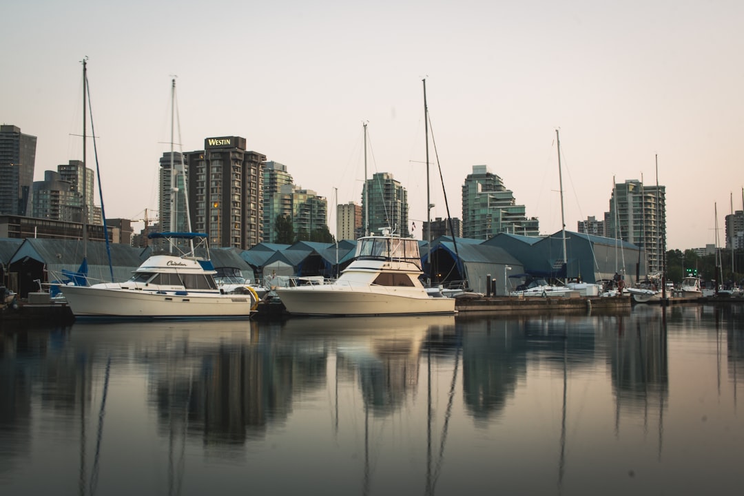 white and blue boat on body of water during daytime