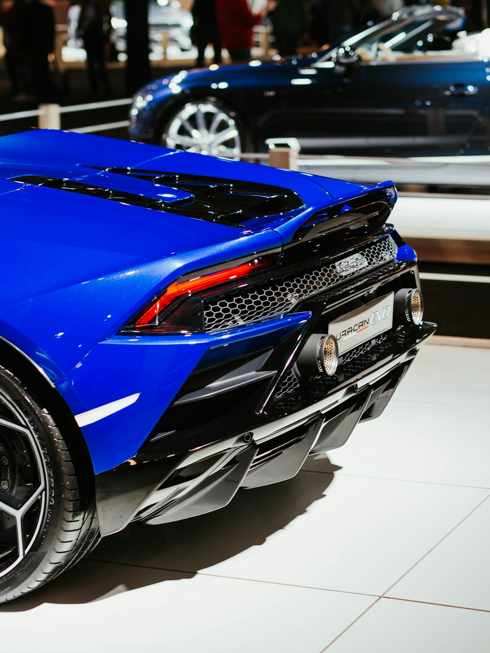 blue and black chevrolet camaro