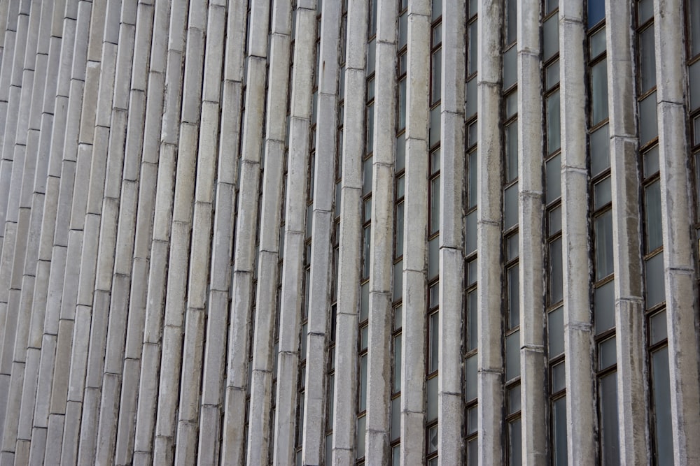 white and black concrete building