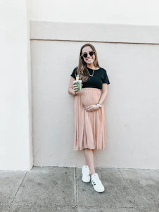 A serene morning scene with a woman enjoying a healthy smoothie, radiating confidence and vitality.