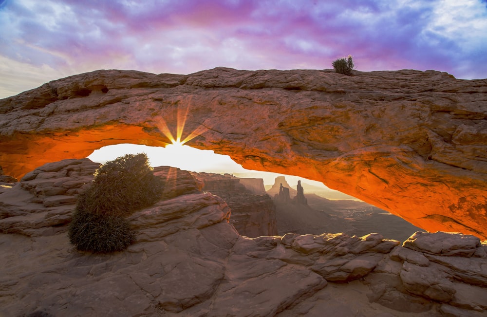 brown rock formation during daytime