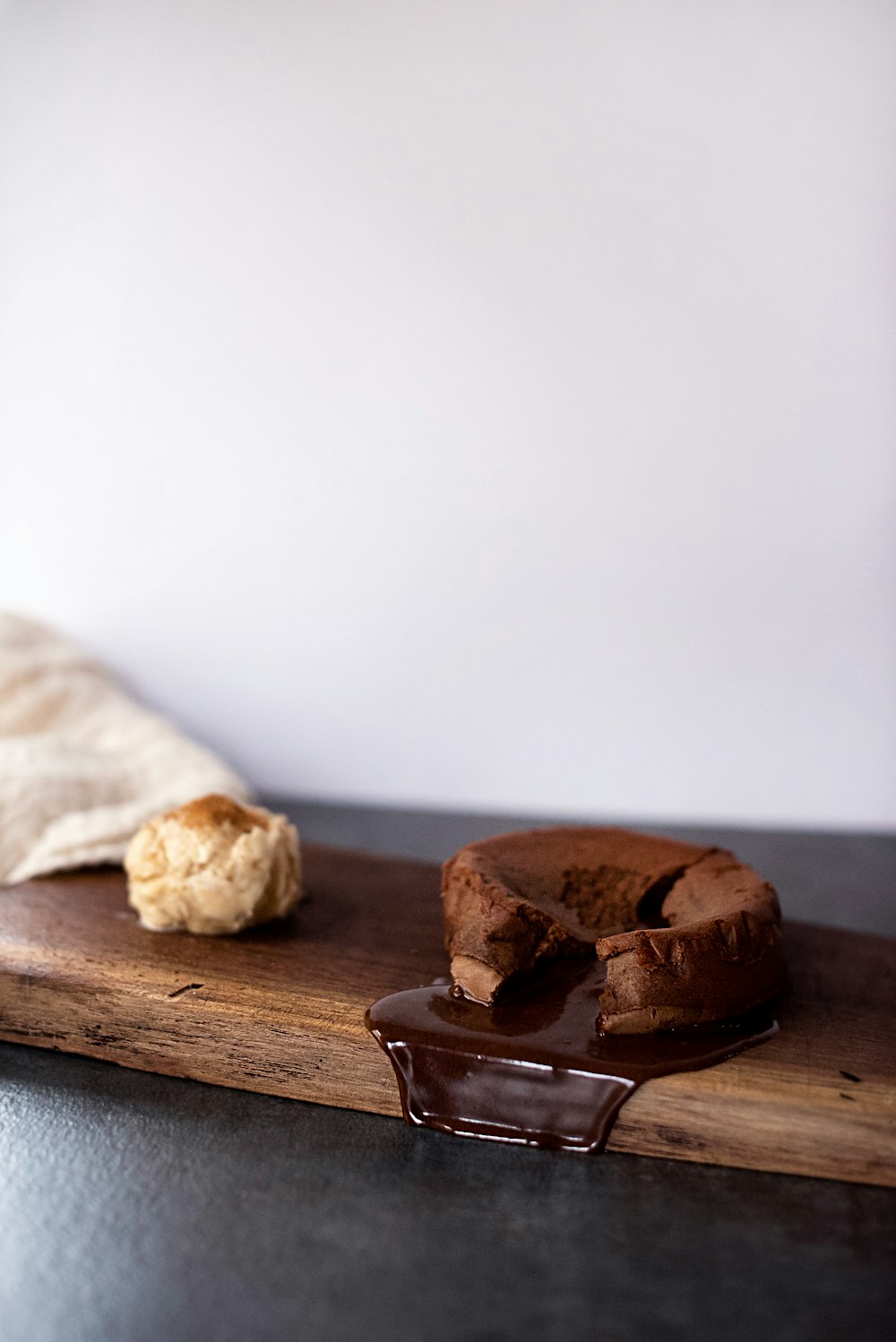 brown wooden tray on brown wooden table