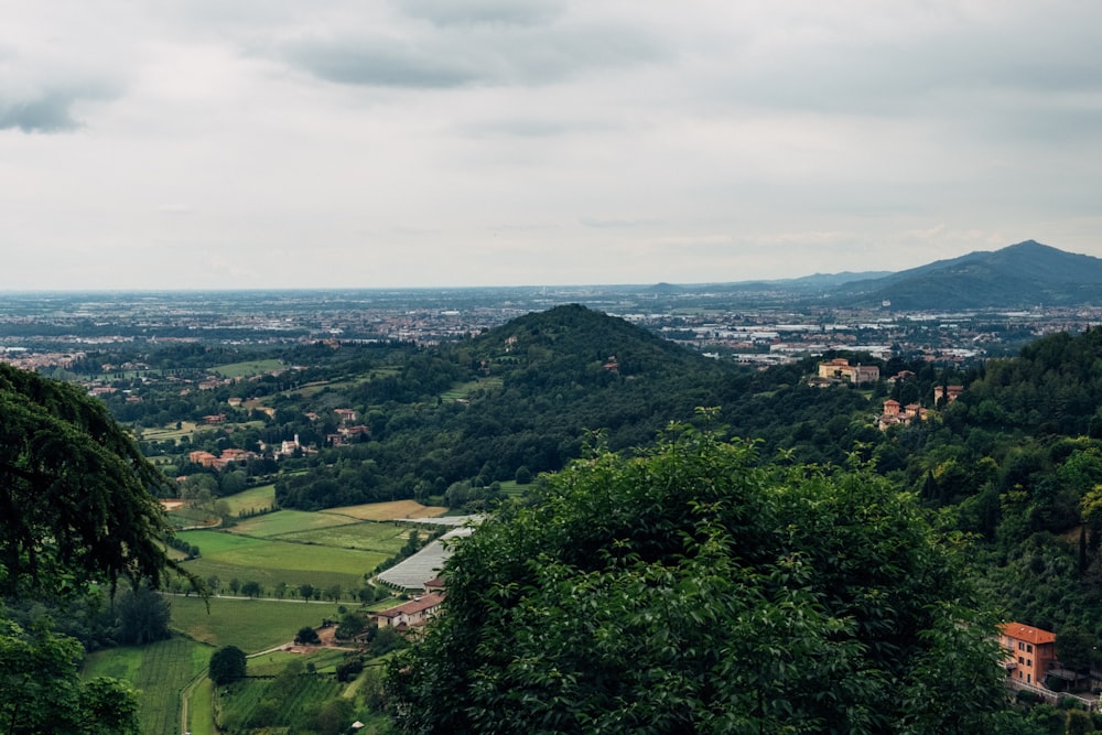 green trees and mountains under white clouds during daytime