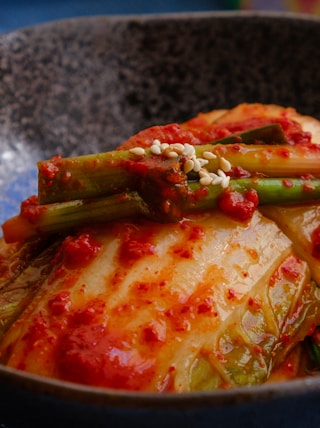 cooked food on stainless steel bowl