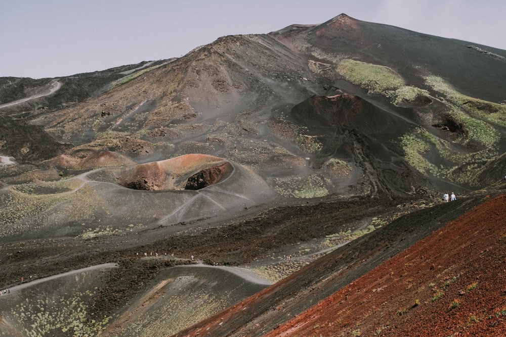 brown and gray mountain under blue sky during daytime