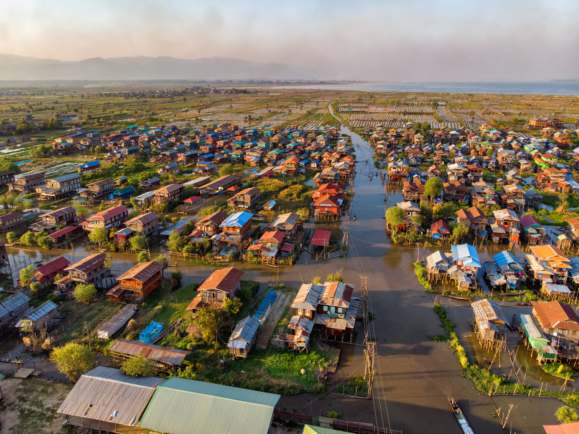 aerial view of city during daytime