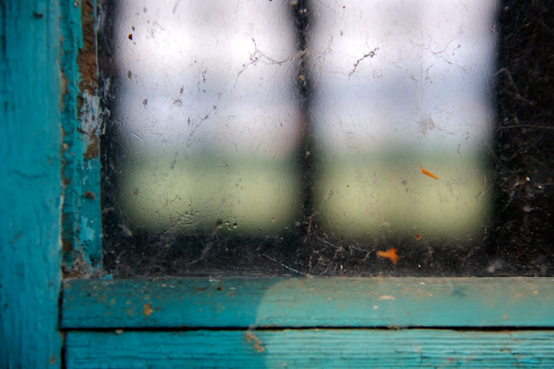 water droplets on glass window