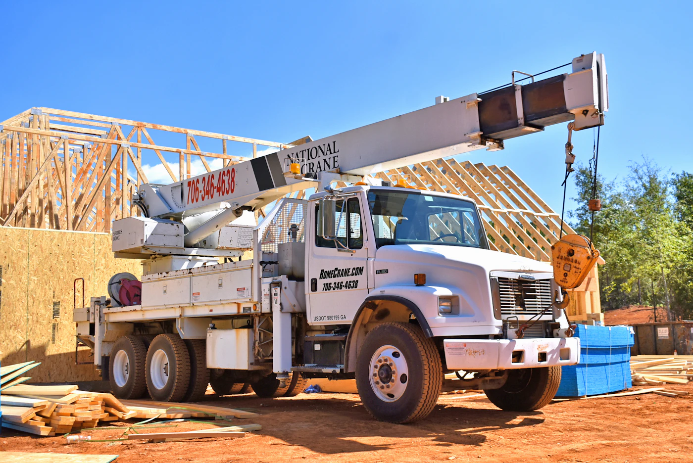 15MT telescopic crane