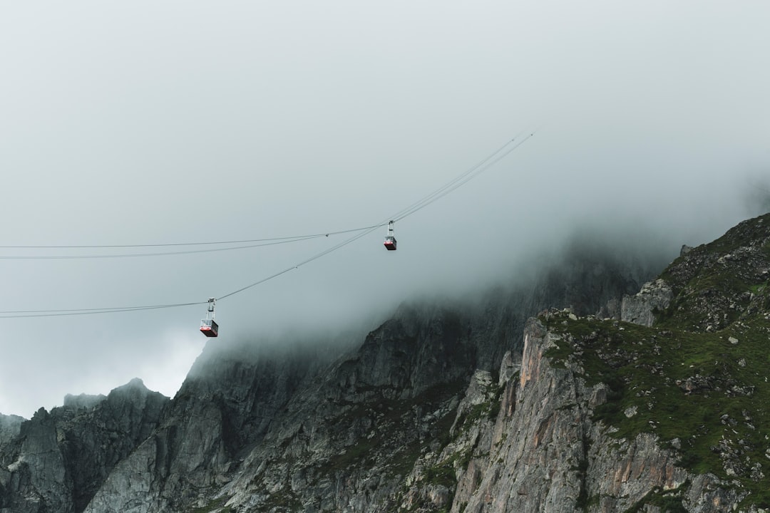 cable cars over the mountains