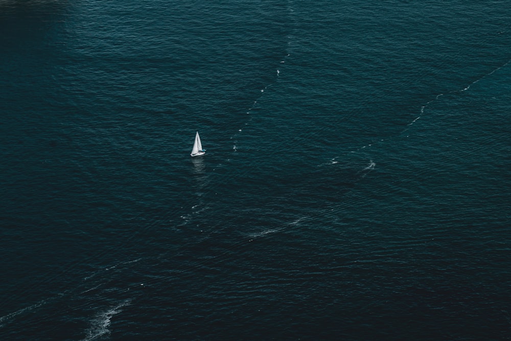 white sailboat on blue sea during daytime